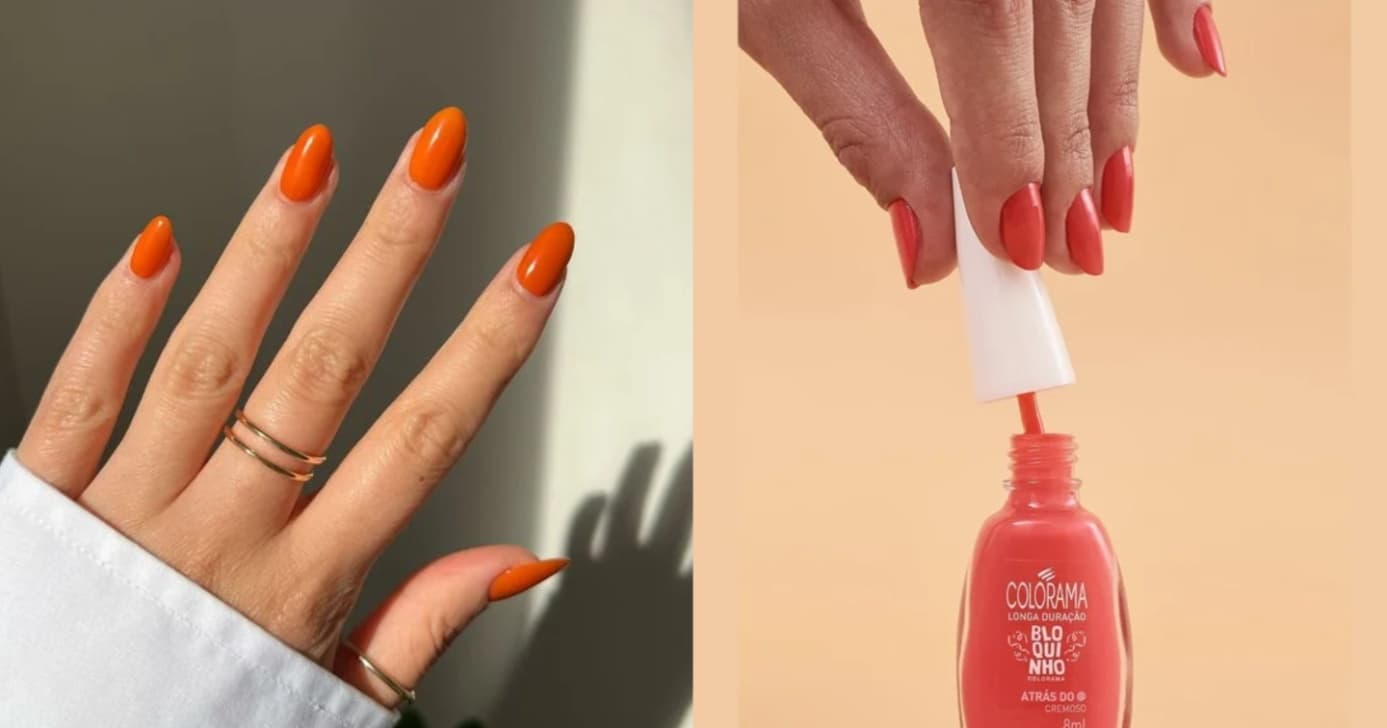 Esmalte laranja tijolo (Foto: Reprodução/Internet) Esmalte laranja tijolo (Foto: Reprodução/Internet)