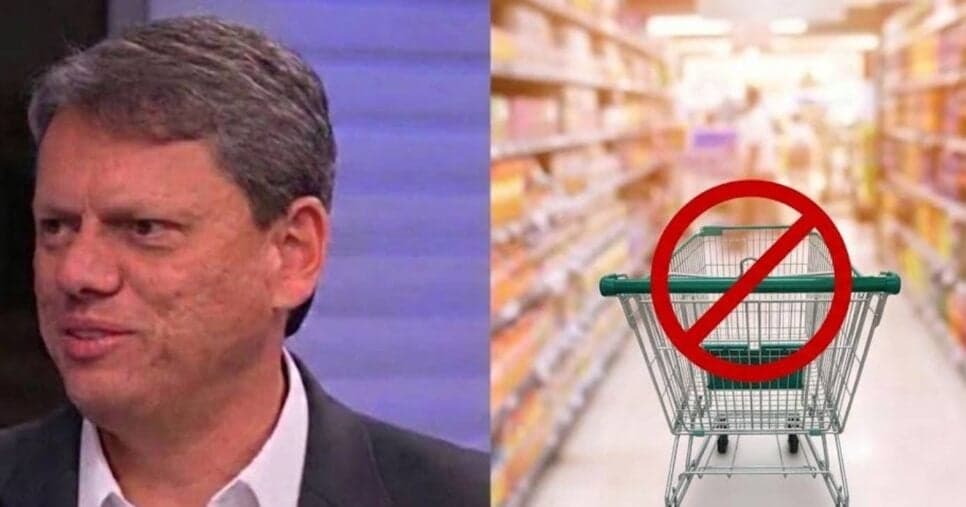 Tarcísio sabe: Lei que vigora em SP traz proibição e obrigação importante aos supermercados