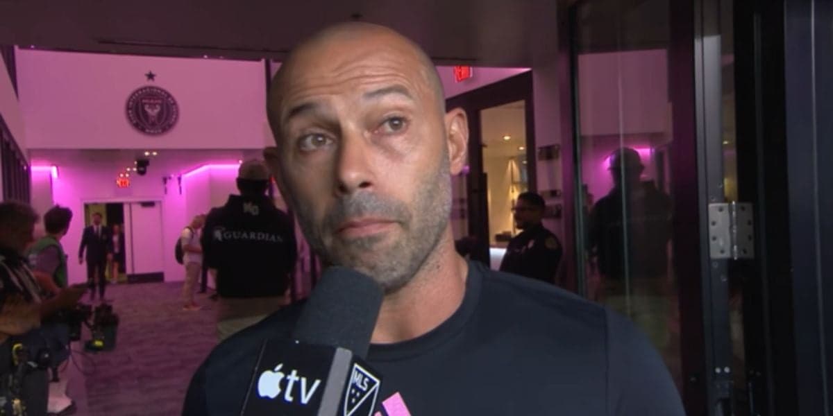Mascherano caiu no cargo do Inter Miami (Reprodução: Apple TV)