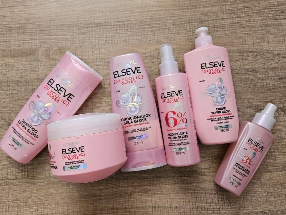 Linha Elseve Glycolic Gloss Linha Elseve Glycolic Gloss