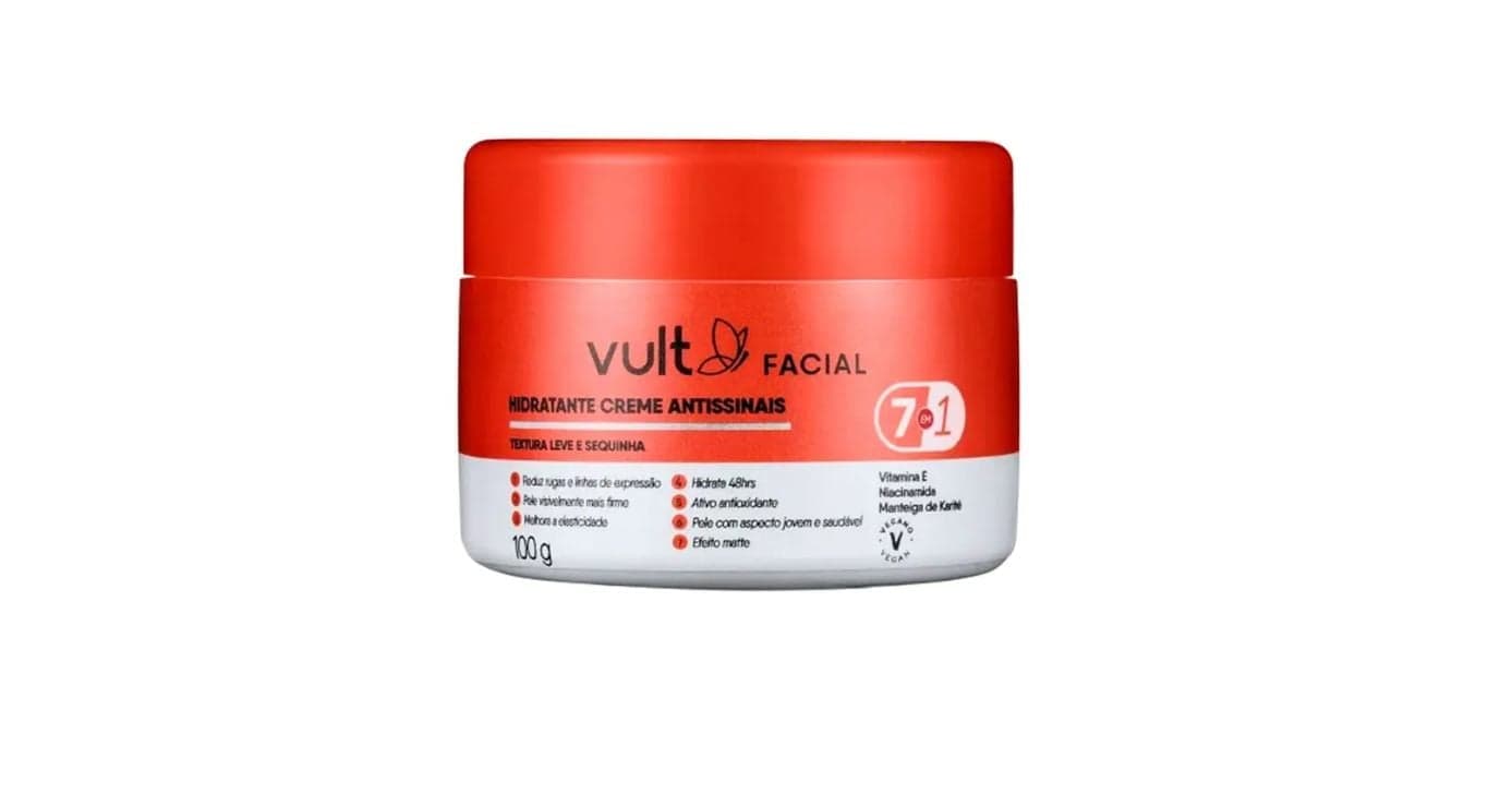 Creme Facial Hidratante Antissinais 7 em 1 (Foto: Vult)