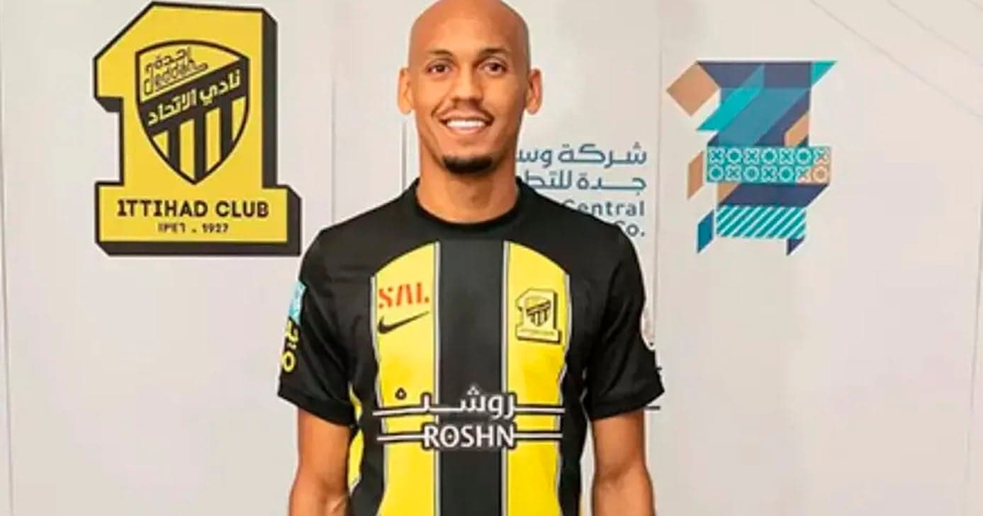 Fabinho, jogador do Al-Ittihad (Foto: Reprodução)