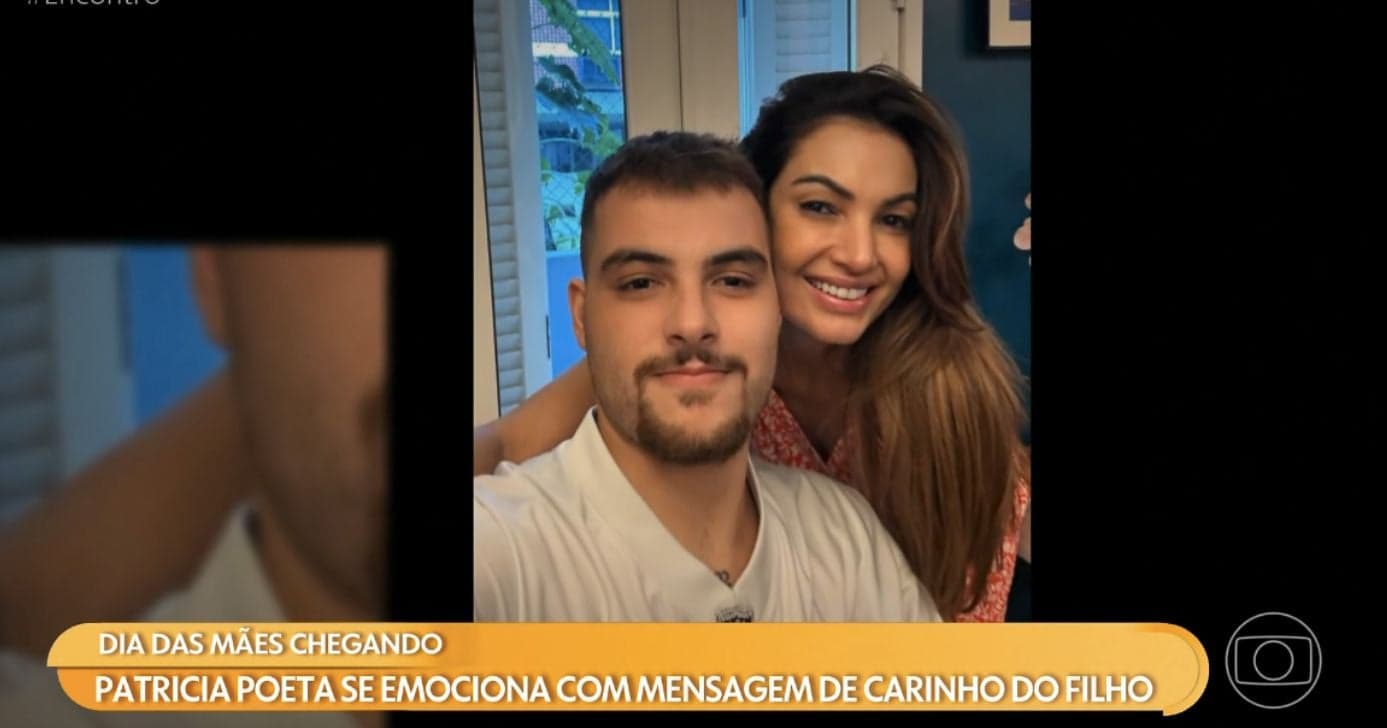 Patrícia Poeta e Felipe Poeta (Foto: Reprodução / Globo)