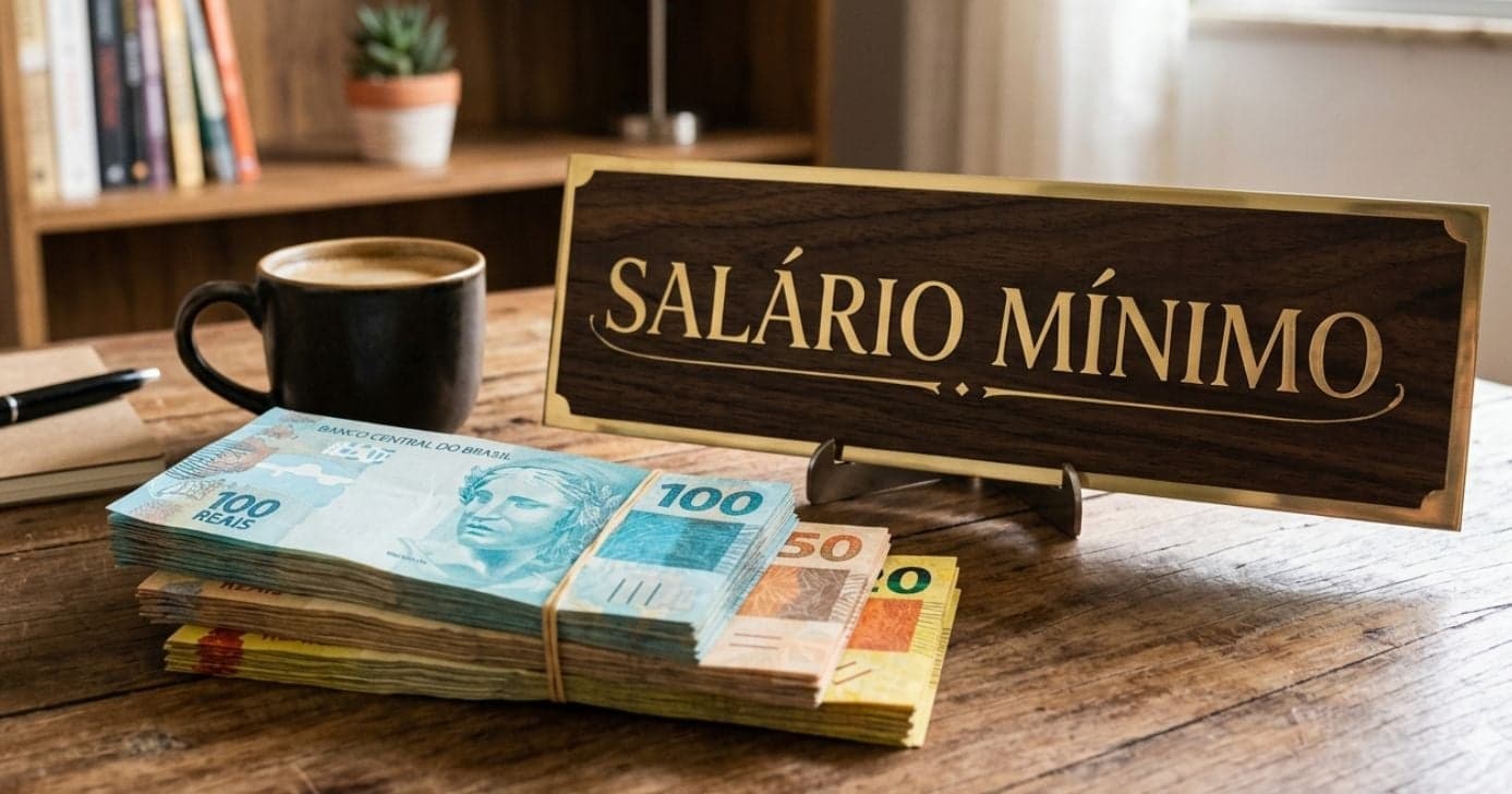 Ilustração salário mínimo (Foto: Montagem TV Foco / GMN) Ilustração salário mínimo (Foto: Montagem TV Foco / GMN)