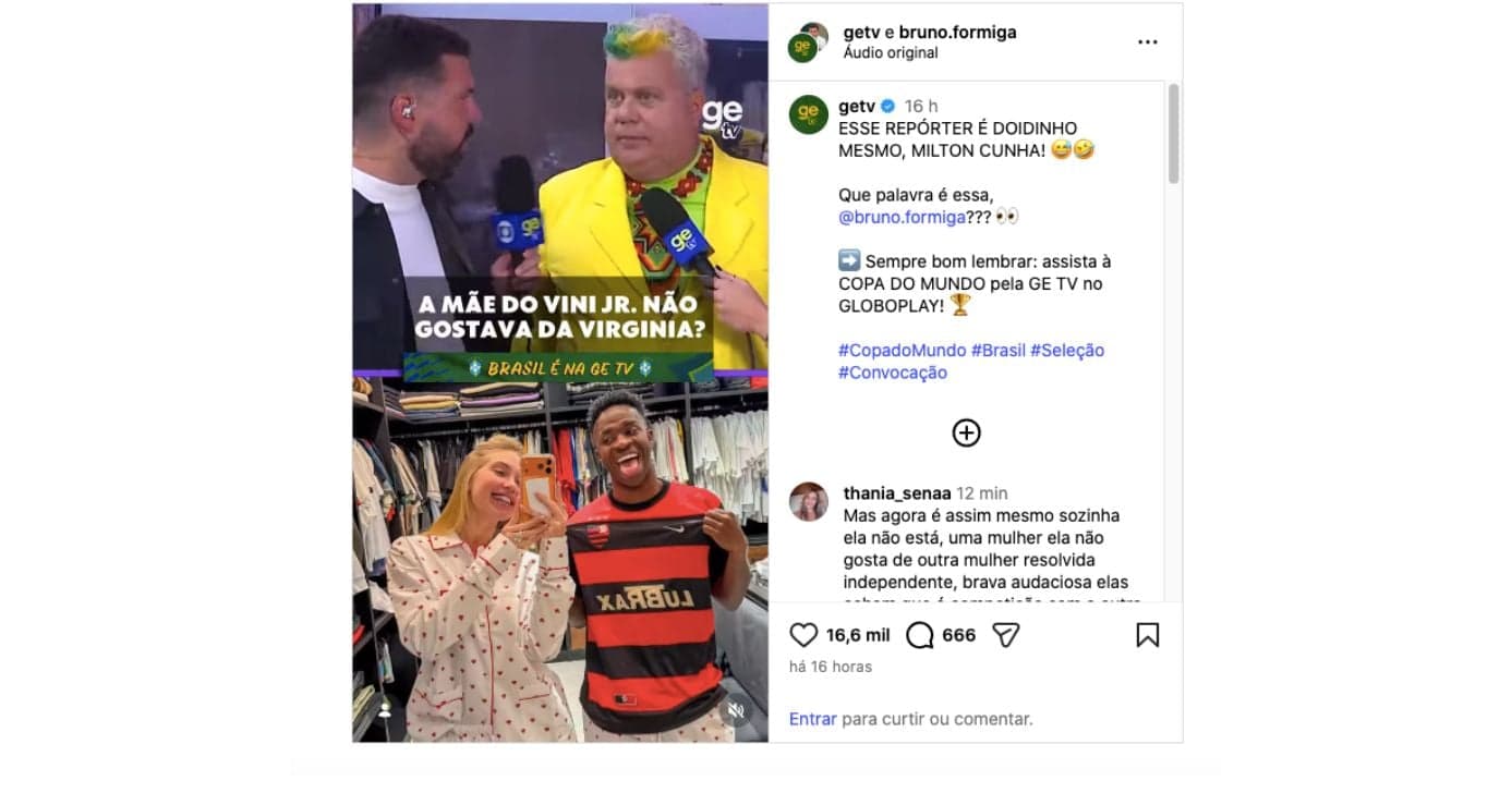 Milton Cunha (Foto: Reprodução / Instagram) 