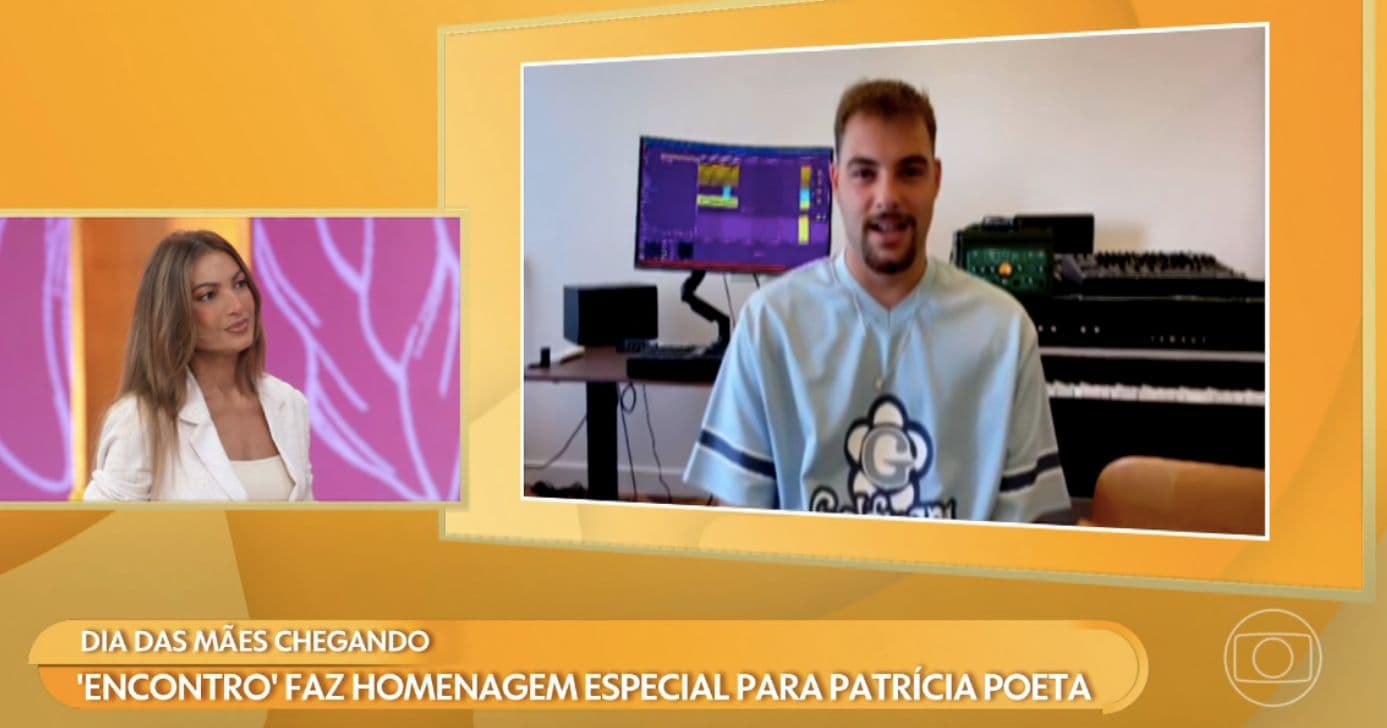Patrícia Poeta e Felipe Poeta (Foto: Reprodução / Globo) Patrícia Poeta e Felipe Poeta (Foto: Reprodução / Globo)