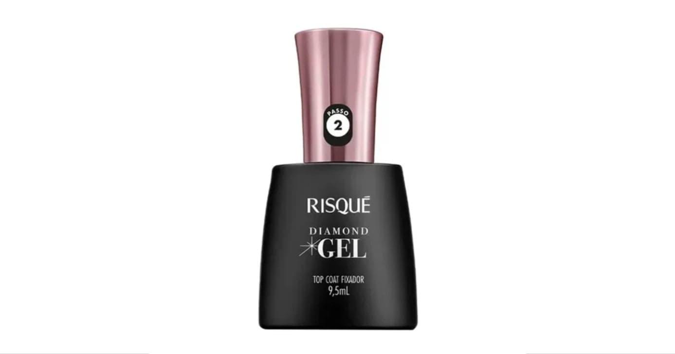 Esmalte Risqué Diamond Gel Top Coat (Foto: Reprodução/Internet) Esmalte Risqué Diamond Gel Top Coat (Foto: Reprodução/Internet)