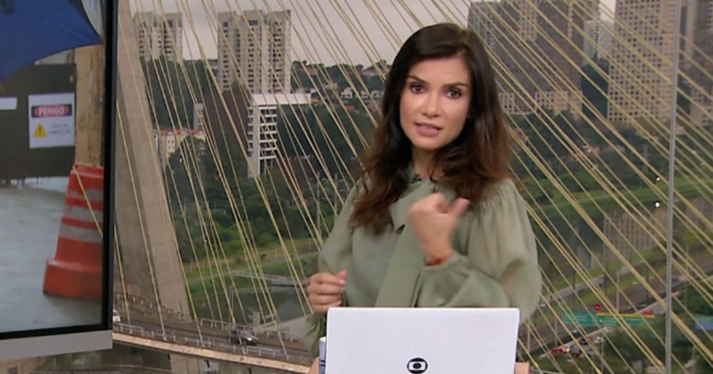 Sabina Simonato no Bom Dia São Paulo (Foto: Reprodução / Globo) Sabina Simonato no Bom Dia São Paulo (Foto: Reprodução / Globo)