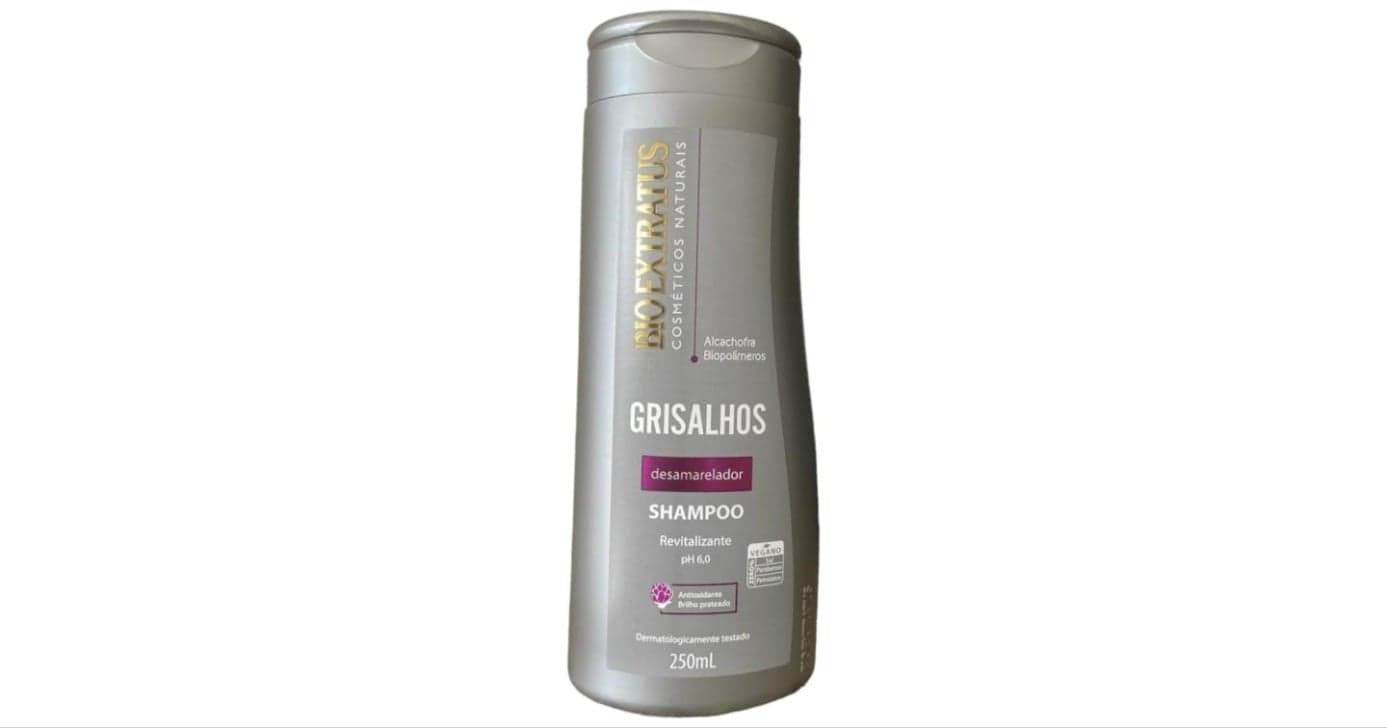 Shampoo Grisalhos Bio Extratus (Foto: Reprodução/Internet) Shampoo Grisalhos Bio Extratus (Foto: Reprodução/Internet)