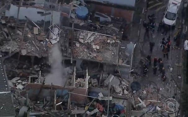 Explosão de gás (Foto: Reprodução / Globo)
Explosão de gás (Foto: Reprodução / Globo)