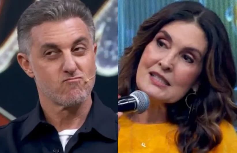Luciano Huck e Fátima Bernardes (Foto: Reprodução / Globo)
