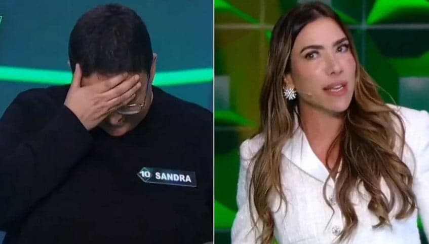 Sandra participou do Show do Milhão no Programa Silvio Santos com Patrícia Abravanel (Foto: Reprodução / SBT)