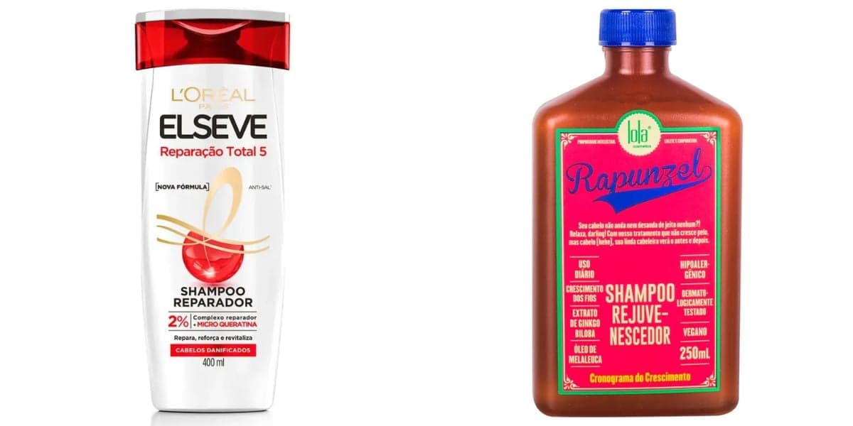 Reparação Total de Elseve e Shampoo Lola From Rio Rapunzel (Reprodução: Divulgação) Reparação Total de Elseve e Shampoo Lola From Rio Rapunzel (Reprodução: Divulgação)
