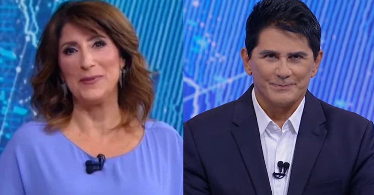Simone Queiroz está substituindo César Filho no SBT Brasil (Foto: Reprodução / SBT)
