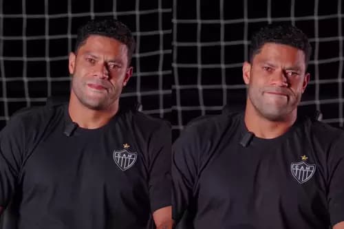 Hulk chora em despedida do Atlético-MG (Foto: Reprodução/ Internet) Hulk chora em despedida do Atlético-MG (Foto: Reprodução/ Internet)