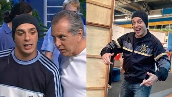 Marcelo Médici fez sucesso na Praça é Nossa como Zoinho (Foto: Reprodução / SBT / Instagram)
