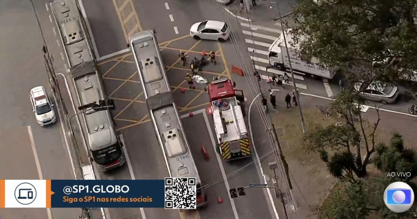Alan Severiano lamenta morte de motociclista (Foto: Reprodução / Globo)
