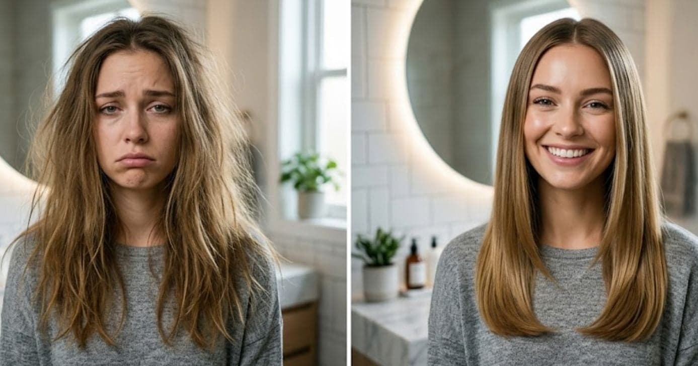 Fio seco e opaco no frio? Como recuperar o cabelo antes que a quebra apareça sem gastar no salão