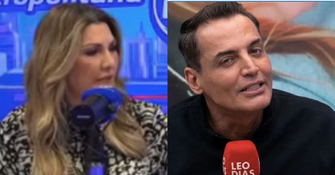 Antonia Fontenelle e Leo Dias (Fotos: Reproduções / YouTube) 