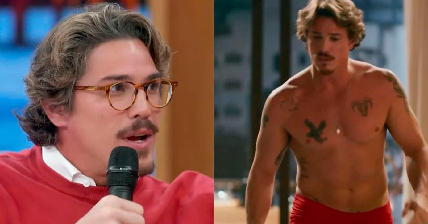 Ator Romulo Arantes Neto na novela Quem Ama Cuida (Foto: Reprodução)