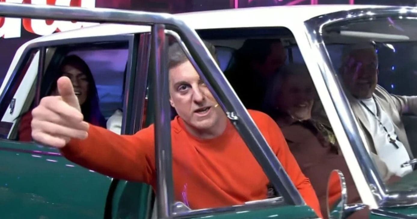 Luciano Huck teve falha no Domingão - Foto: Globo Luciano Huck teve falha no Domingão - Foto: Globo