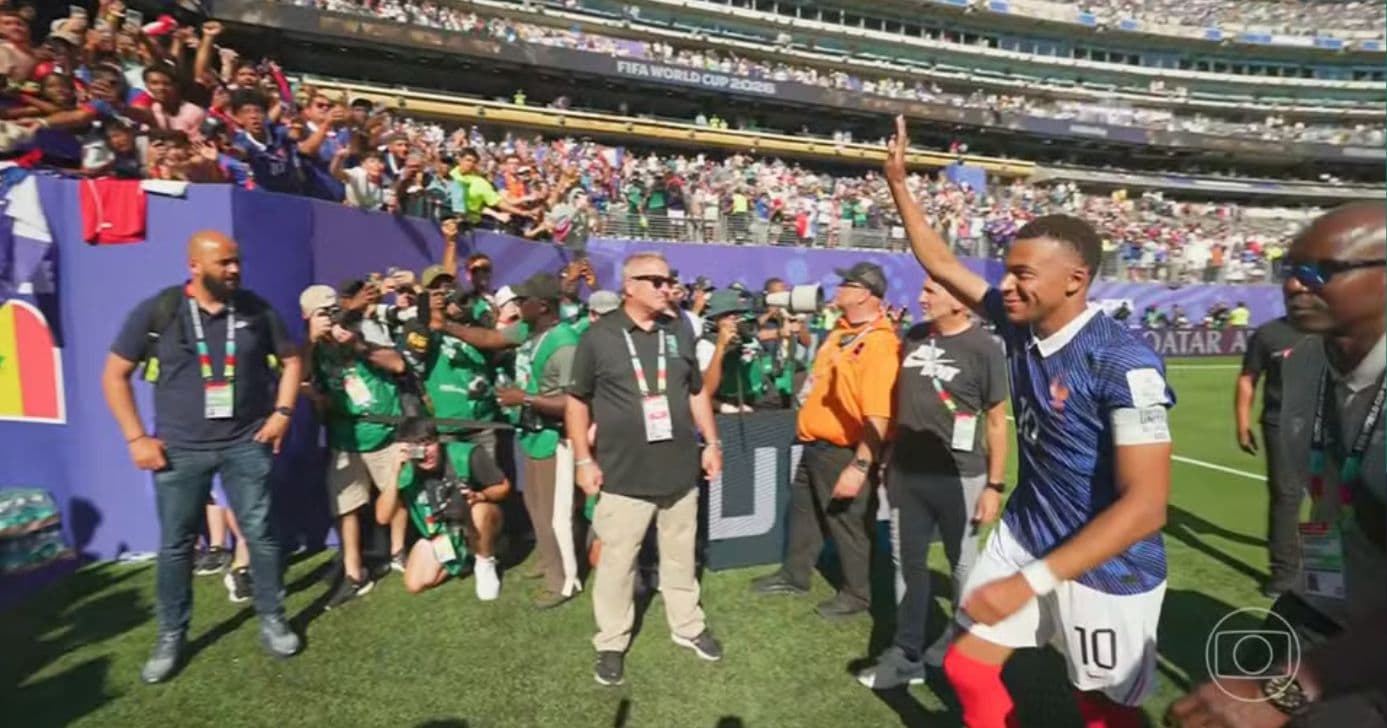 Mbappé (Foto: Reprodução / Globo)