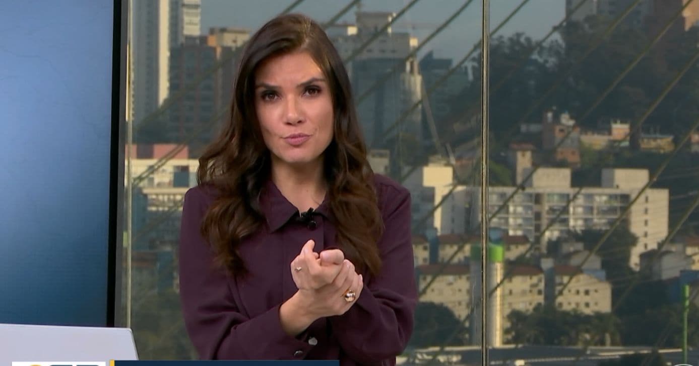 Sabina Simonato no Bom Dia Brasil (Foto: Reprodução / Globo) Sabina Simonato no Bom Dia Brasil (Foto: Reprodução / Globo)
