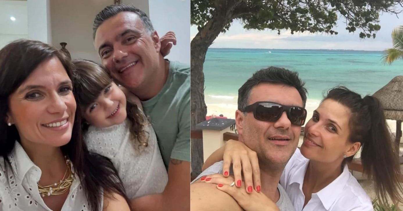 Sabina Simonato, Evandro Gondolfi e Sophia (Fotos: Reproduções / Instagram) 