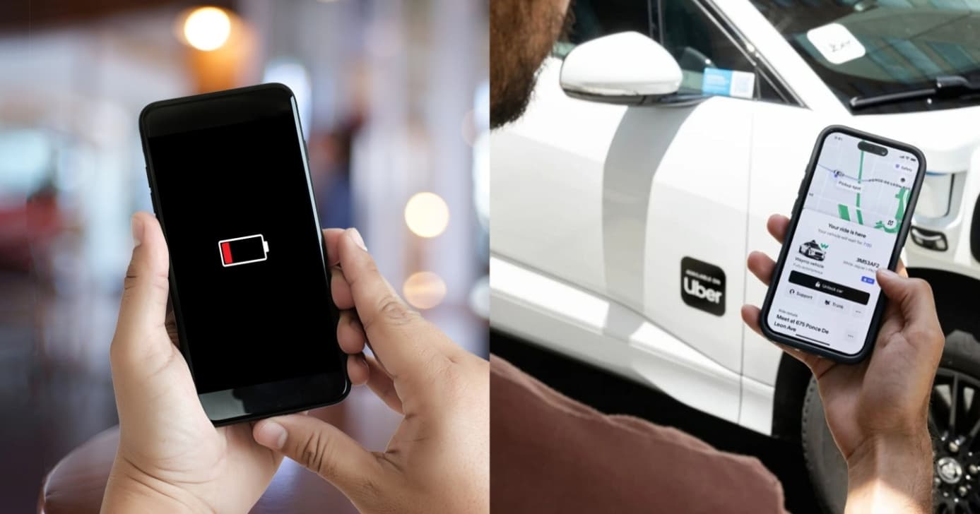 A Uber cobra mais caro de quem está com pouca bateria? Descobrimos a verdade
