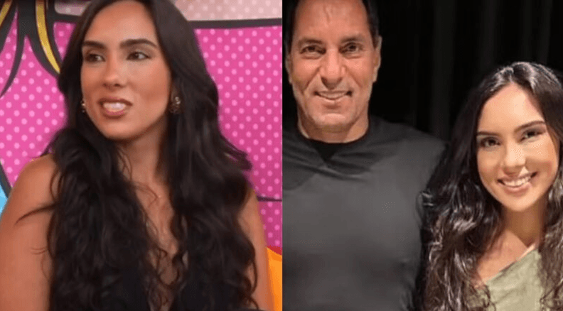 Carol Sorrentino e o pai, o jogador Edmundo (Foto: Reprodução / Instagram)

