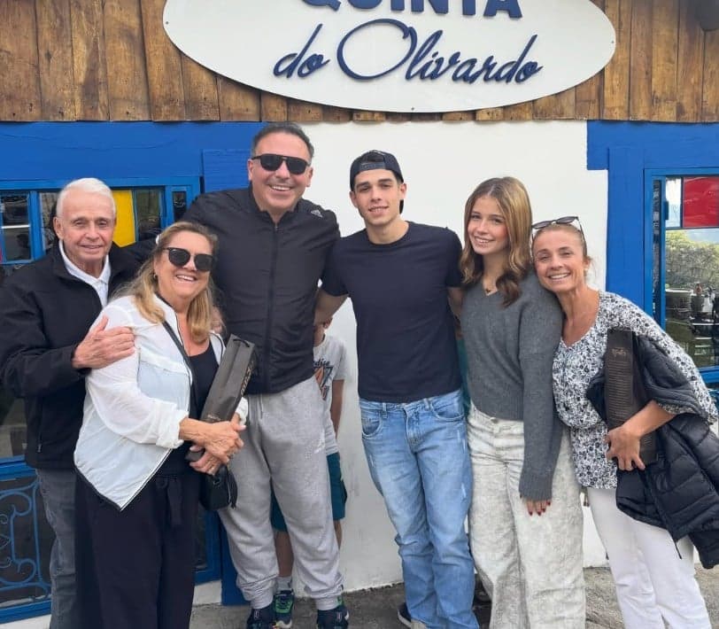 Reinaldo Gottino com a família (Foto: Reprodução/ Internet)