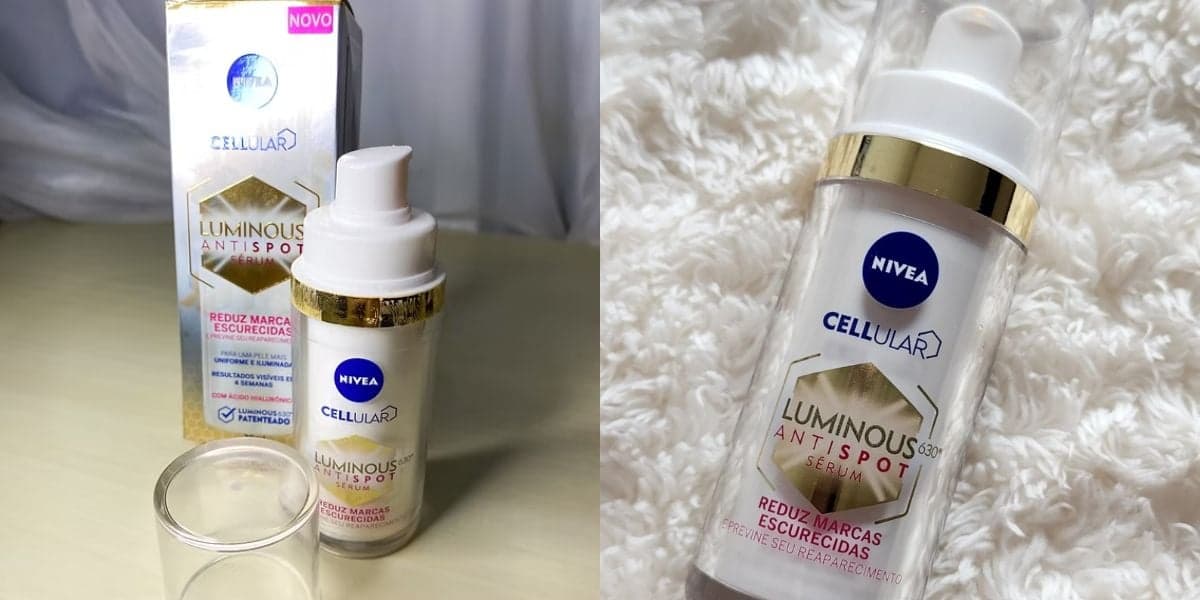 Nívea Sérum Facial Cellular Luminous (Reprodução: Divulgação) Nívea Sérum Facial Cellular Luminous (Reprodução: Divulgação)