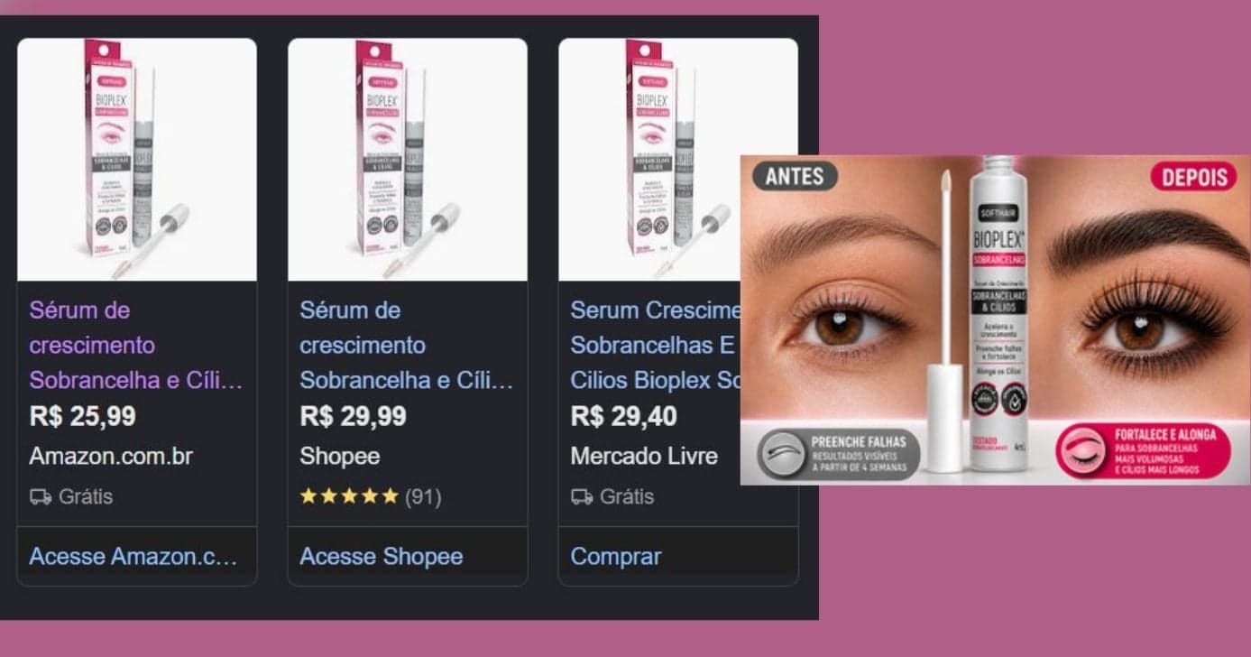 Sérum Bioplex Soft Hair para cílios e sobrancelhas Sérum Bioplex Soft Hair para cílios e sobrancelhas