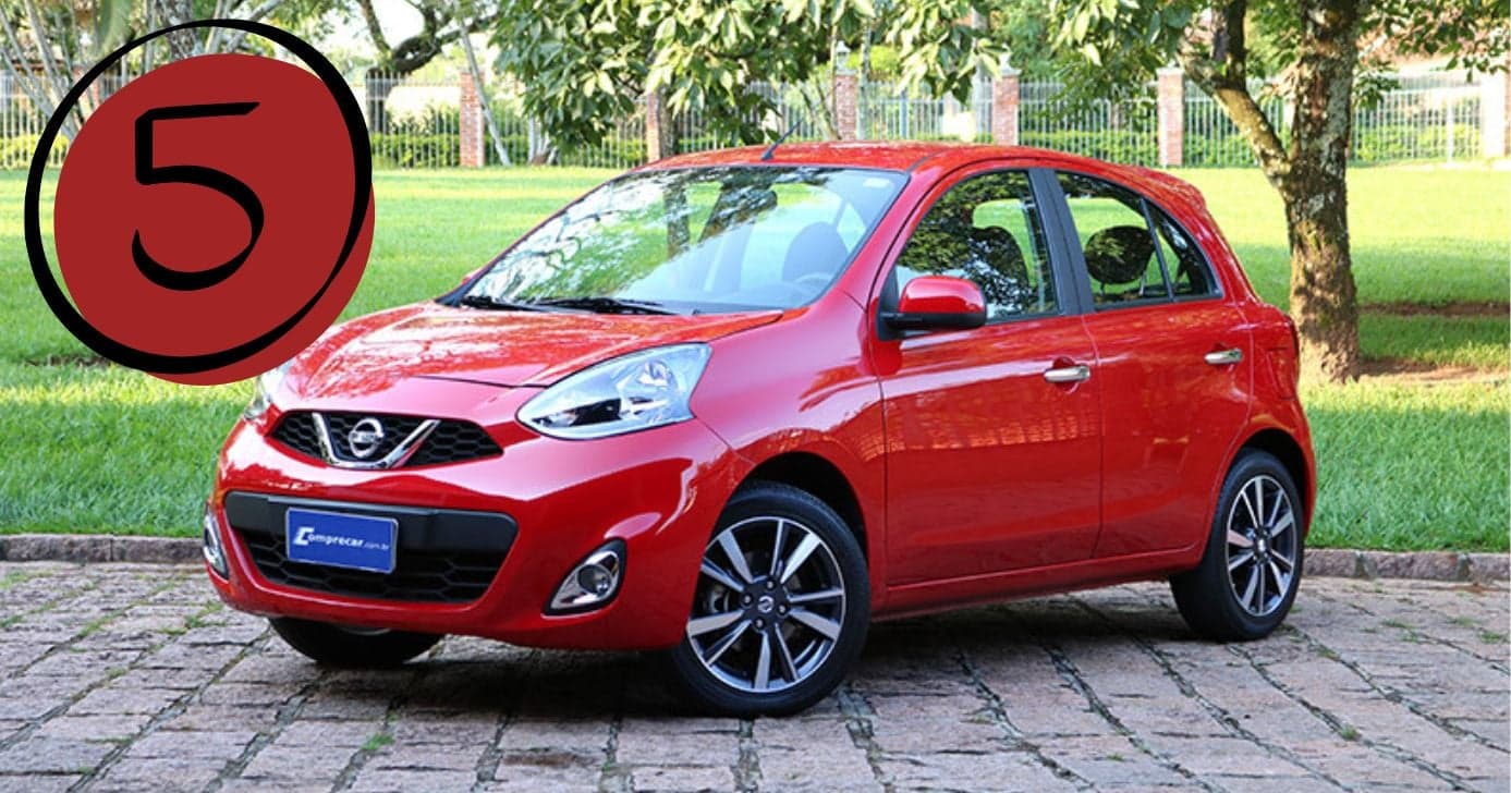5 carros usados e automáticos para comprar por até R$60 mil