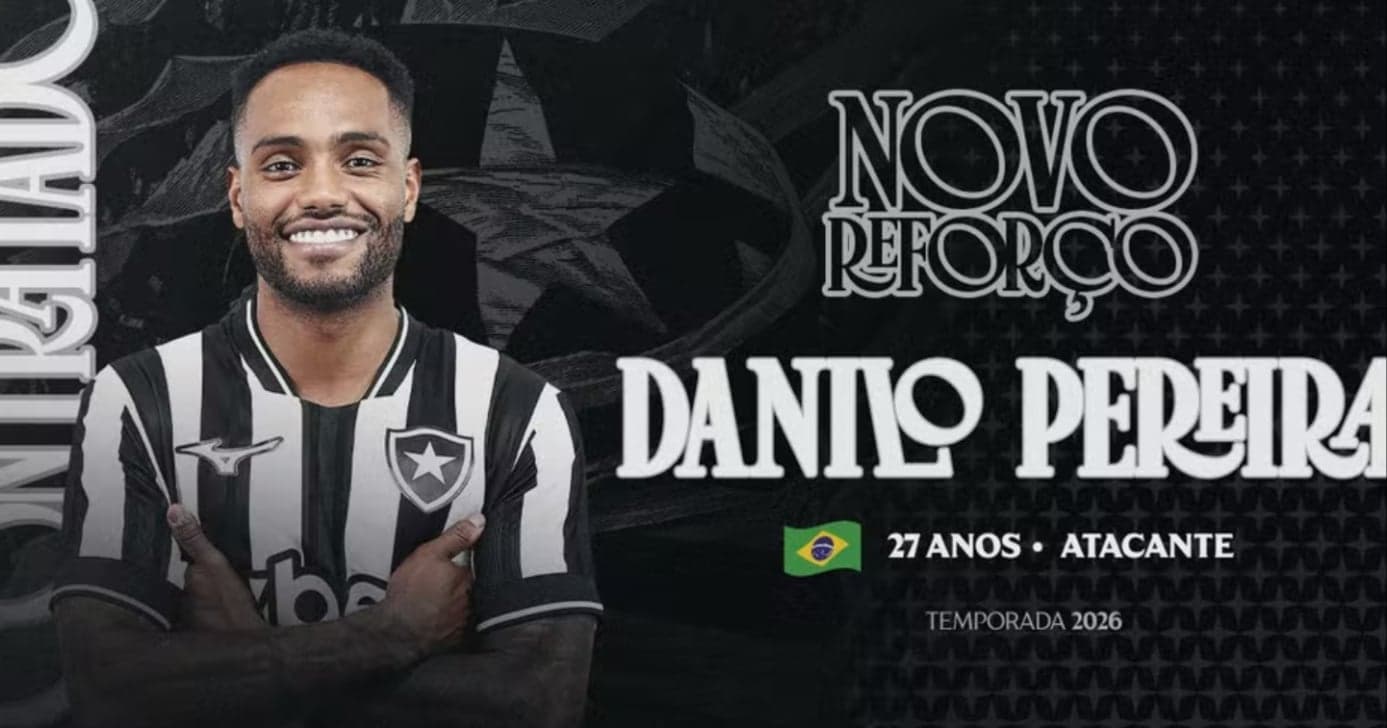 Botafogo anuncia Danilo Pereira — Foto: Reprodução