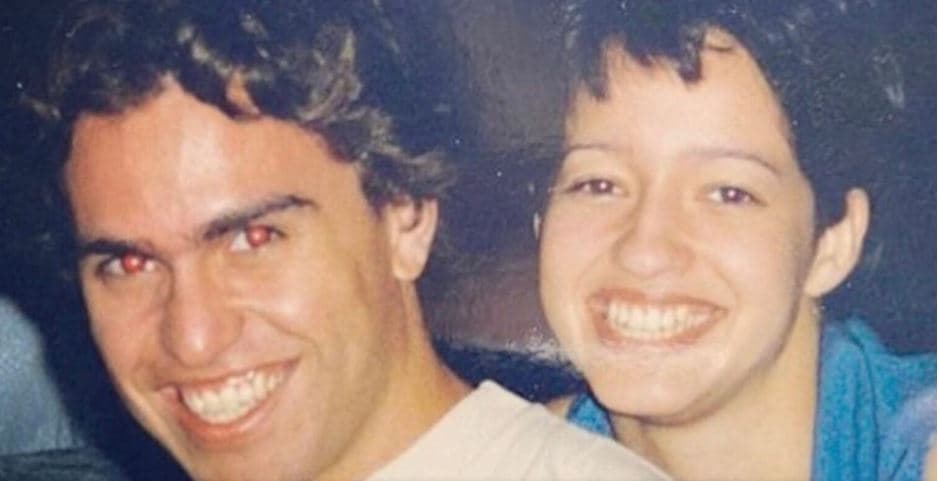 Rodrigo Bocardi e sua esposa Claudia no começo da relação (Foto Reprodução/Instagram)