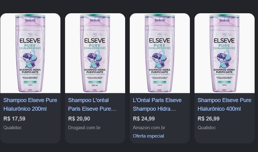 . Shampoo Elseve Hidra Hialurônico Pure . Shampoo Elseve Hidra Hialurônico Pure