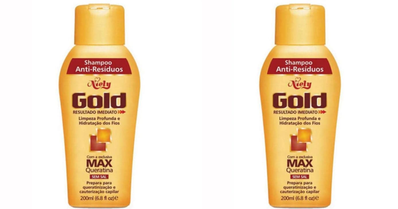 Shampoo antirresíduo Niely Cosméticos - Foto: Internet Shampoo antirresíduo Niely Cosméticos - Foto: Internet