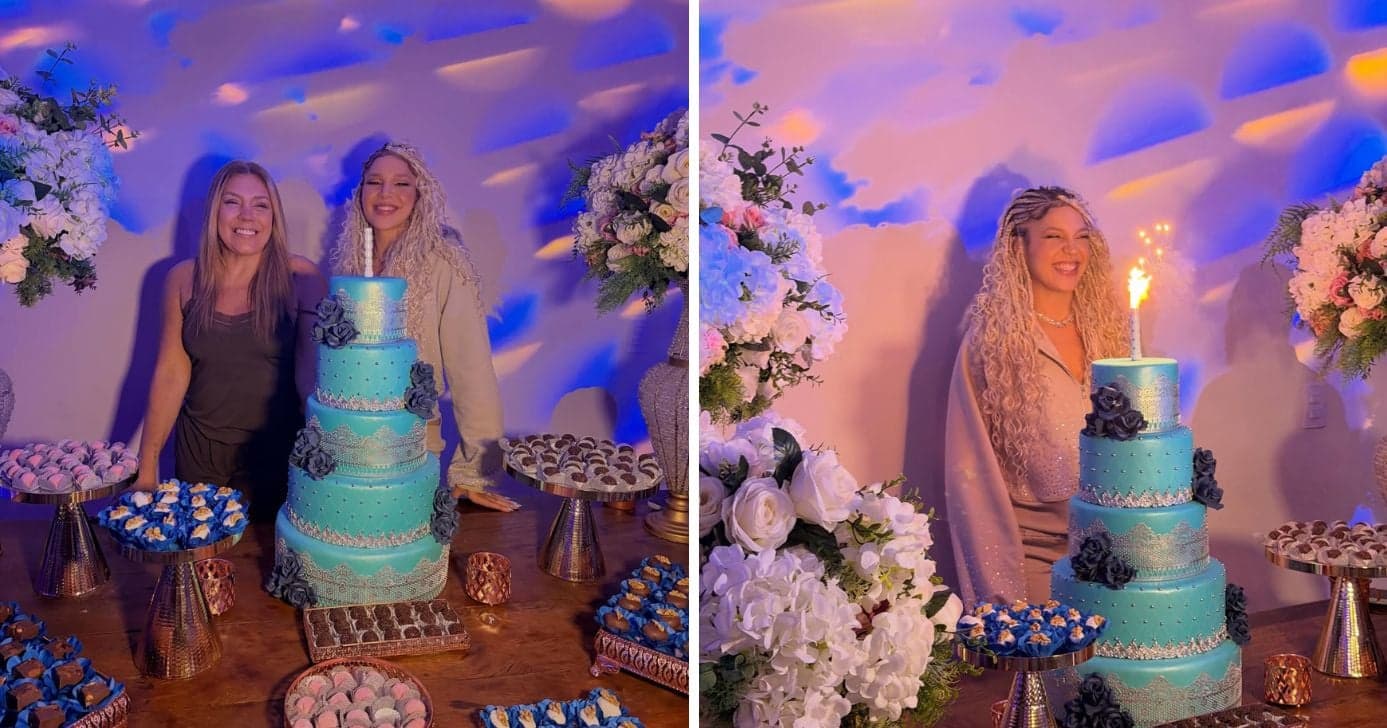 Aysha e sua mãe, Simony - Foto: Instagram