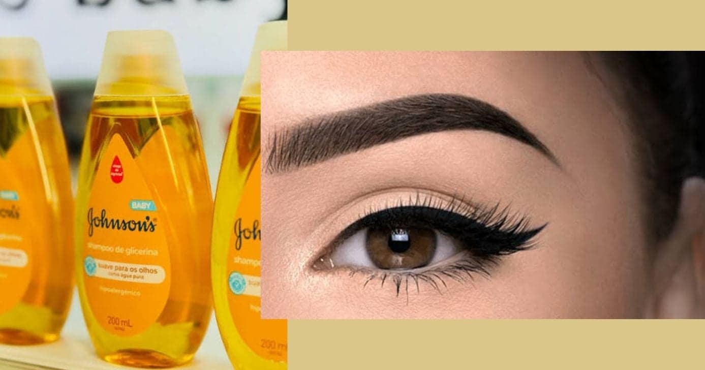Produto de bebê ajuda a tratar as sobrancelhas (Foto Reprodução/Montagem/Lennita/TV Foco/Canva/GMN/Google Shopping)