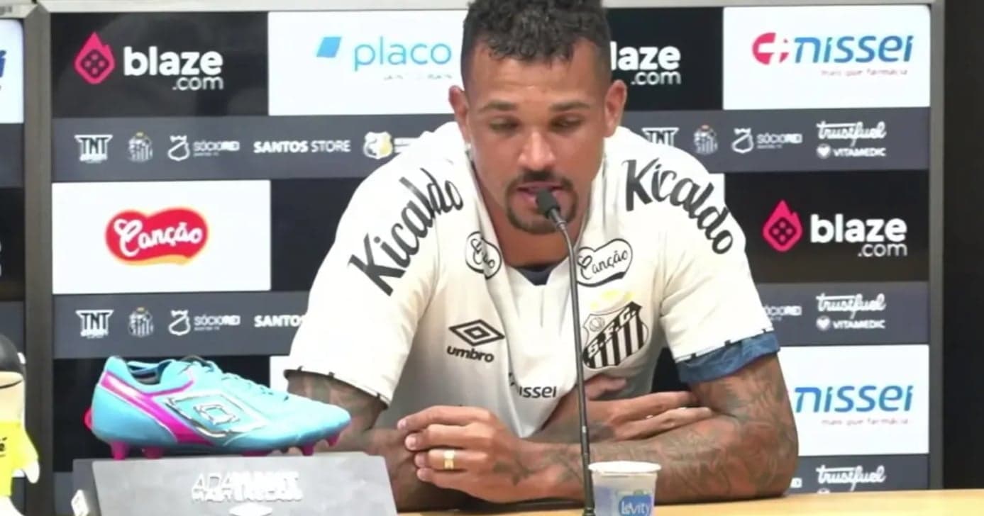 Zé Ivaldo no Santos (Foto: Reprodução/ Internet)