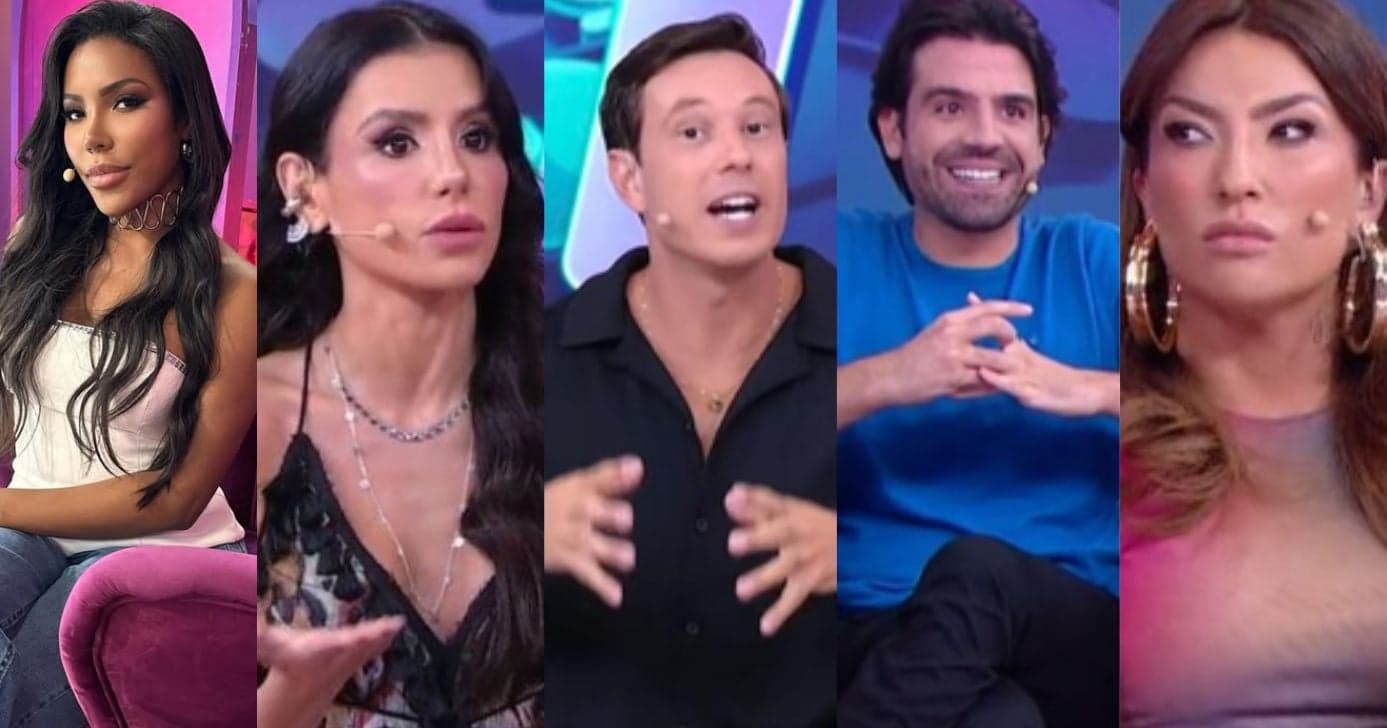 Carol Lekker, Gaby Cabrini, Gabriel Cartolano, Matheus Baldi e Thayse Teixeira (Fotos: Reprodução / SBT)
Carol Lekker, Gaby Cabrini, Gabriel Cartolano, Matheus Baldi e Thayse Teixeira (Fotos: Reprodução / SBT)