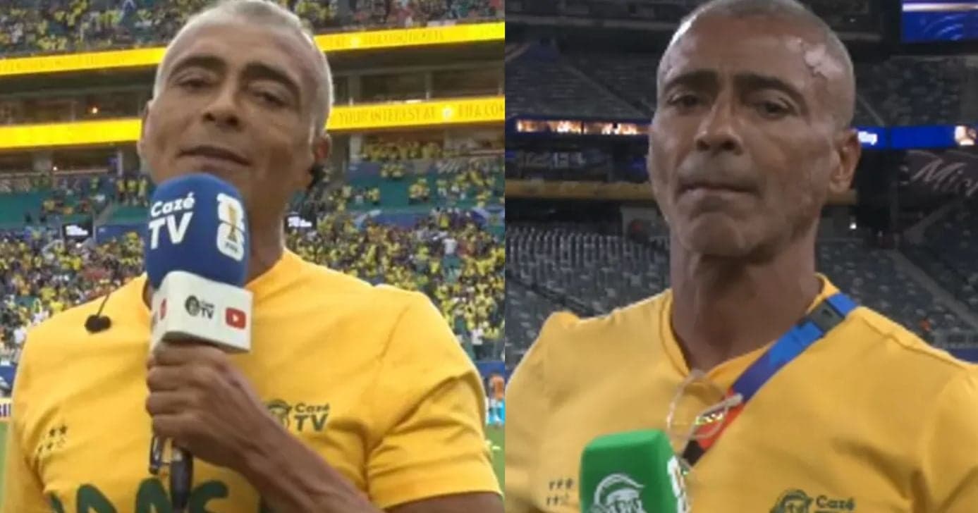 CazéTV: Justiça pede penhora do cachê de Romário por dívida de R$32M
