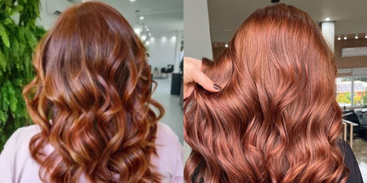 Cor de cabelo cobre canela (Reprodução: Montagem TV Foco) Cor de cabelo cobre canela (Reprodução: Montagem TV Foco)