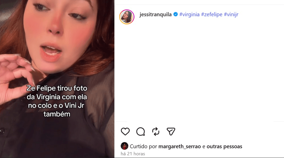 Margareth Serrão curte vídeo comparando ex e atual da filha (Foto: Reprodução / Instagram)
Margareth Serrão curte vídeo comparando ex e atual da filha (Foto: Reprodução / Instagram)