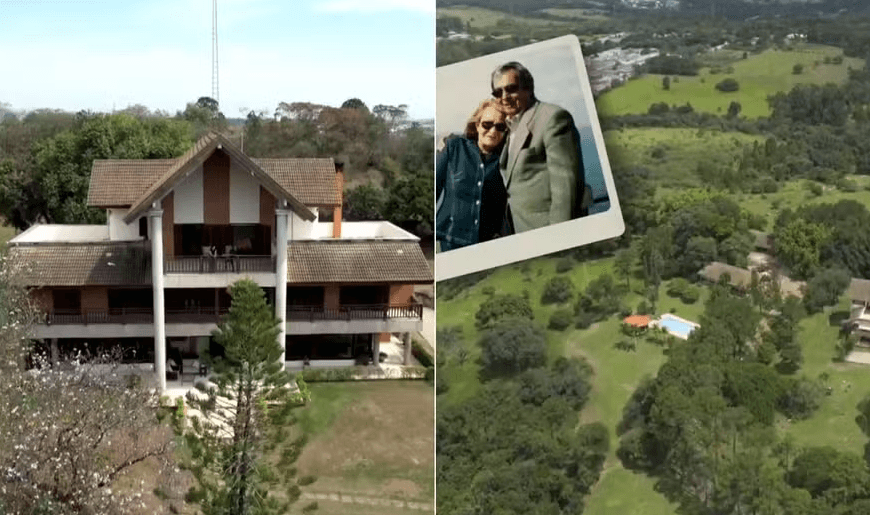 Fazenda que Benedito Ruy Barbosa deixa de herança tem mansão de três andares, quadra de futebol e agrofloresta (Foto: Reprodução / TV Globo) Fazenda que Benedito Ruy Barbosa deixa de herança tem mansão de três andares, quadra de futebol e agrofloresta (Foto: Reprodução / TV Globo)