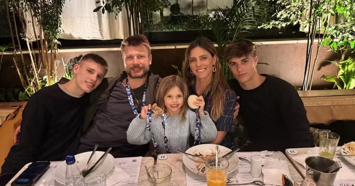 A apresentadora, Rodrigo Hilbert com os filhos (Foto: Reprodução/ Instagram) A apresentadora, Rodrigo Hilbert com os filhos (Foto: Reprodução/ Instagram)