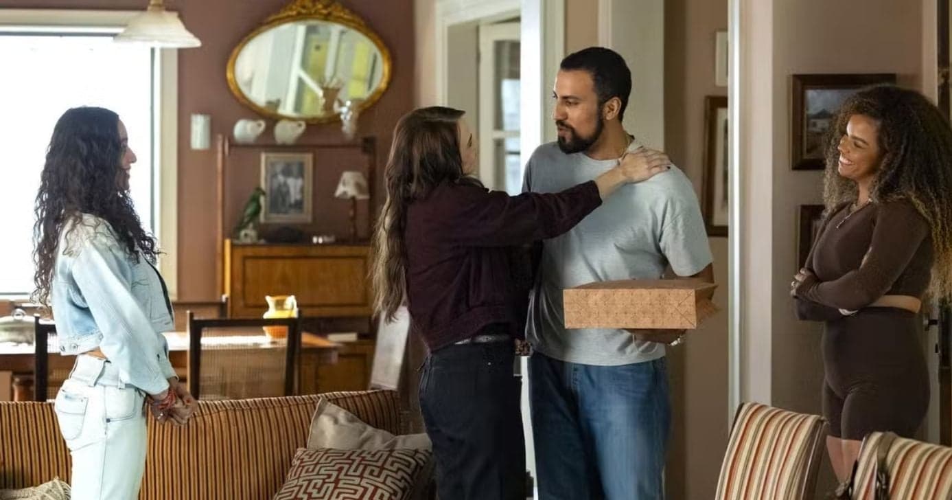 Cena do encontro de Joel com Adriana em "Quem Ama Cuida" (Foto Reprodução/Globo) Cena do encontro de Joel com Adriana em "Quem Ama Cuida" (Foto Reprodução/Globo)