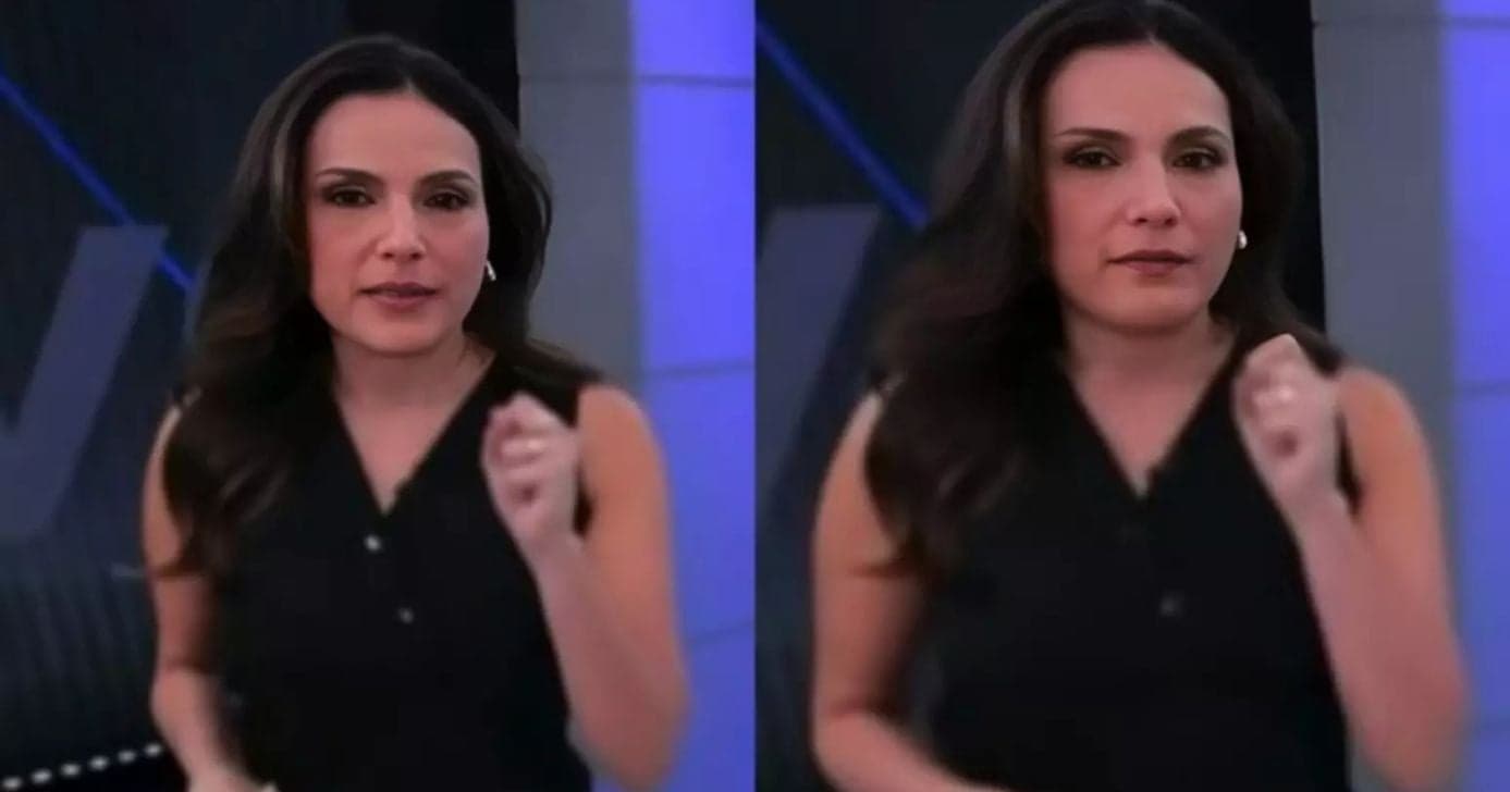 Márcia Dantas, âncora da Jovem Pan TV, abandona jornal, ao vivo, briga com diretor e chora