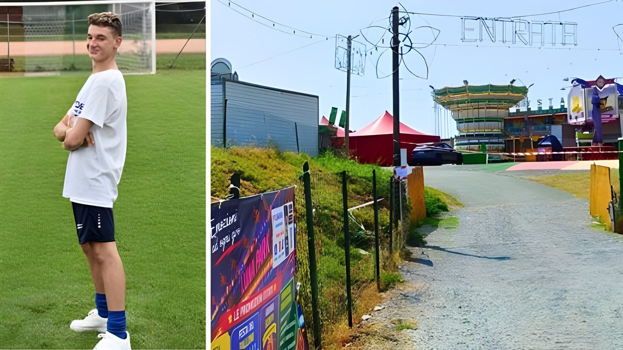 Alessio Colletti, de 15 anos e promessa do futebol, morreu após sofrer choque elétrico em parque de diversões na Itália (Fotos: Reprodução / Instagram)